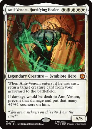 Marvel's Spider-Man - (SPM-001) - Anti-Venom, Horrifying Healer Foil