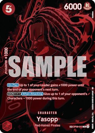 Legacy of the Master  OP09-013 Yasopp (SP) (OP09-013)  - Foil - Rare