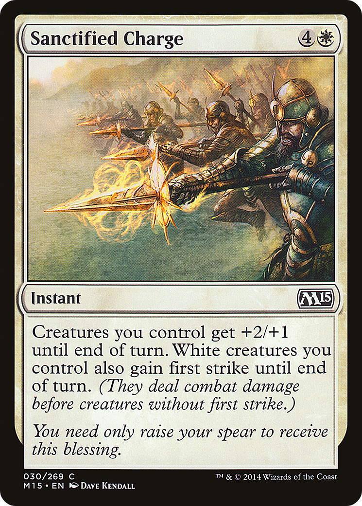 Magic 2015 - (M15-030) - Sanctified Charge Foil