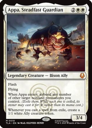 Avatar: The Last Airbender - (TLA-010) - Appa, Steadfast Guardian