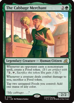 Avatar: The Last Airbender: Eternal-Legal - (TLE-134) - The Cabbage Merchant Foil