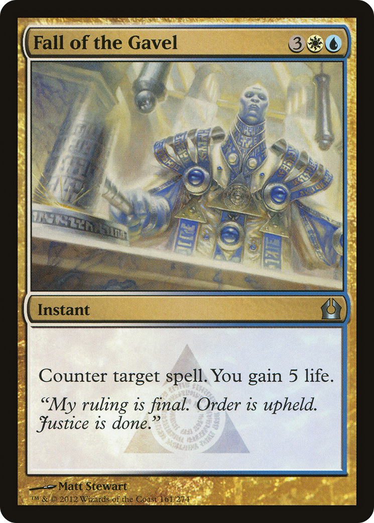 Return to Ravnica - (RTR-161) - Fall of the Gavel Foil