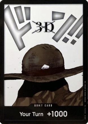 Legacy of the Master  DON!! Card (3D) (Double Pack Set Vol. 8)  - Foil - DON!!