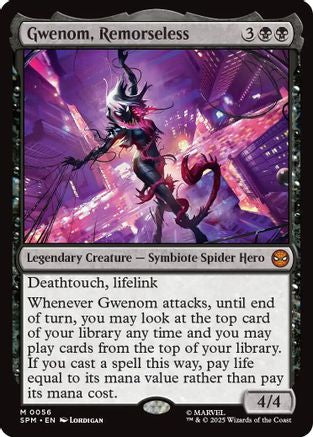 Marvel's Spider-Man - (SPM-056) - Gwenom, Remorseless Foil