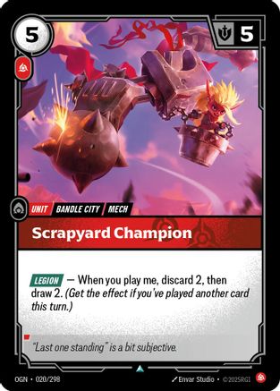 Origins (020/298): Scrapyard Champion -