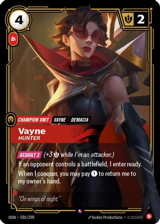 Origins (035/298): Vayne - Hunter - Foil