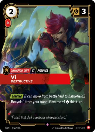 Origins (036/298): Vi - Destructive - Foil