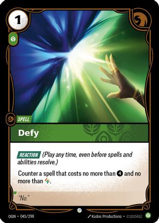 Origins (045/298): Defy - Foil