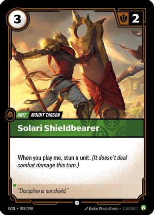 Origins (051/298): Solari Shieldbearer - Foil