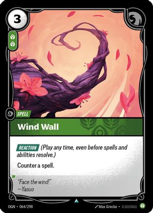 Origins (064/298): Wind Wall - Foil