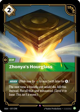 Origins (077/298): Zhonya's Hourglass - Foil