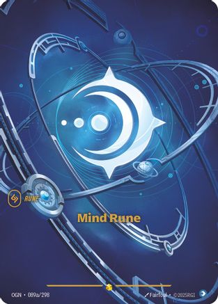 Origins (089a/298): Mind Rune (Alternate Art) - Foil