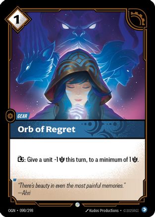 Origins (090/298): Orb of Regret - Foil