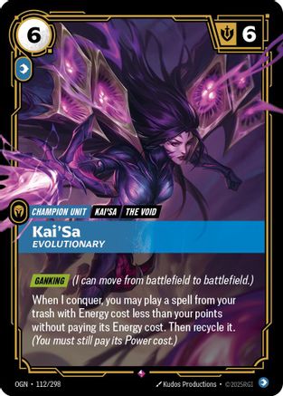 Origins (112/298): Kai'Sa - Evolutionary - Foil