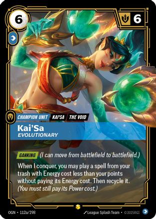 Origins (112a/298): Kai'Sa - Evolutionary (Alternate Art) - Foil