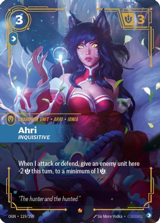 Origins (119/298): Ahri - Inquisitive - Foil