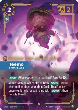 Origins (121/298): Teemo - Strategist - Foil