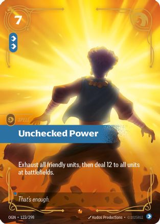 Origins (123/298): Unchecked Power - Foil