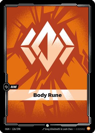 Origins (126/298): Body Rune - Foil