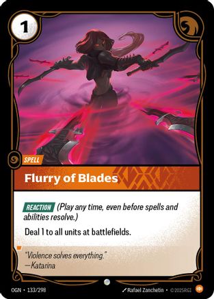 Origins (133/298): Flurry of Blades - Foil