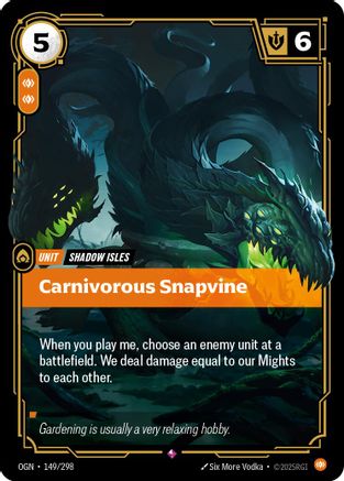 Origins (149/298): Carnivorous Snapvine - Foil
