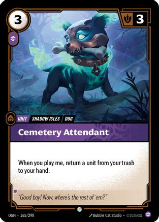 Origins (165/298): Cemetery Attendant -
