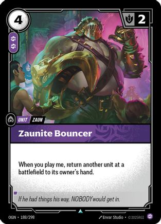 Origins (188/298): Zaunite Bouncer - Foil