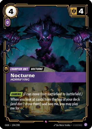 Origins (194/298): Nocturne - Horrifying - Foil