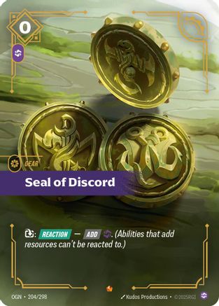 Origins (204/298): Seal of Discord - Foil