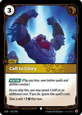 Origins (207/298): Call to Glory - Foil