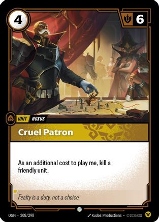 Origins (208/298): Cruel Patron -