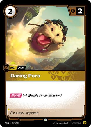 Origins (210/298): Daring Poro - Foil