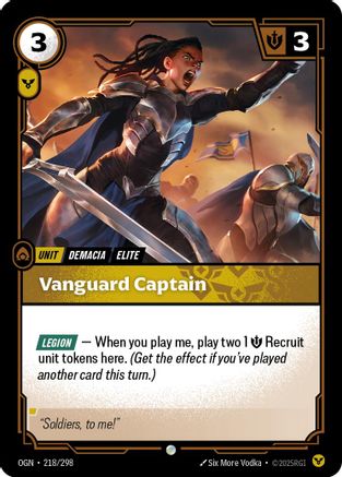 Origins (218/298): Vanguard Captain - Foil