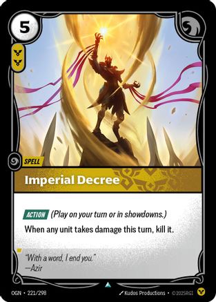 Origins (221/298): Imperial Decree - Foil
