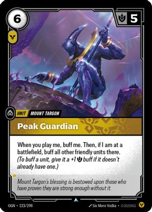 Origins (223/298): Peak Guardian - Foil