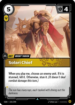 Origins (225/298): Solari Chief - Foil