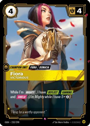 Origins (232/298): Fiora - Victorious - Foil