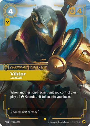 Origins (246a/298): Viktor - Leader (Alternate Art) - Foil