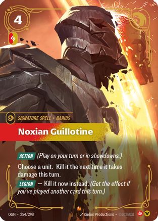 Origins (254/298): Noxian Guillotine - Foil