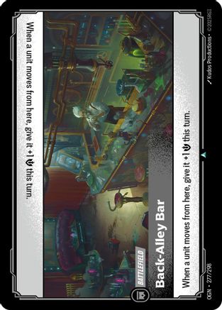 Origins (277/298): Back-Alley Bar -