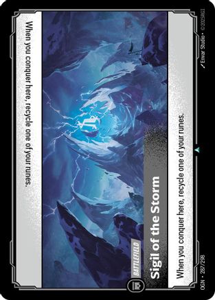 Origins (287/298): Sigil of the Storm - Foil