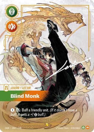 Origins (304*/298): Lee Sin - Blind Monk (Signature) - Foil
