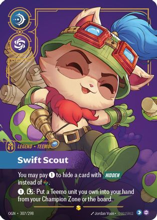 Origins (307/298): Teemo - Swift Scout (Showcase) - Foil
