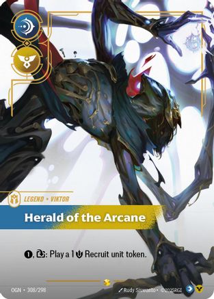 Origins (308/298): Viktor - Herald of the Arcane (Showcase) - Foil