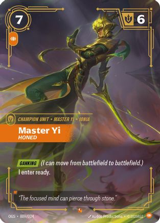 Origins Proving Grounds (009/024): Master Yi - Honed -