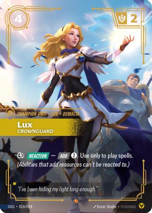 Origins Proving Grounds (014/024): Lux - Crownguard -