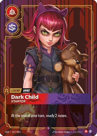 Origins Proving Grounds (017/024): Annie - Dark Child (Starter) -