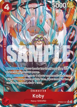 Premium Booster The Best Vol 2  PRB02-001 Koby (Alternate Art)  - Foil - Rare
