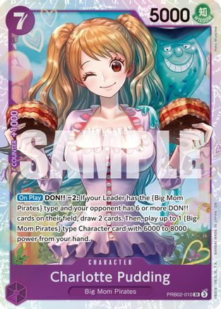 Premium Booster The Best Vol 2  PRB02-010 Charlotte Pudding - PRB02-010 (PRB02-010)  - Foil - Super Rare