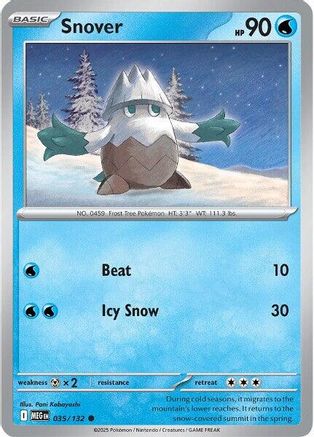 ME01 Mega Evolution  035/132 Snover  - Common